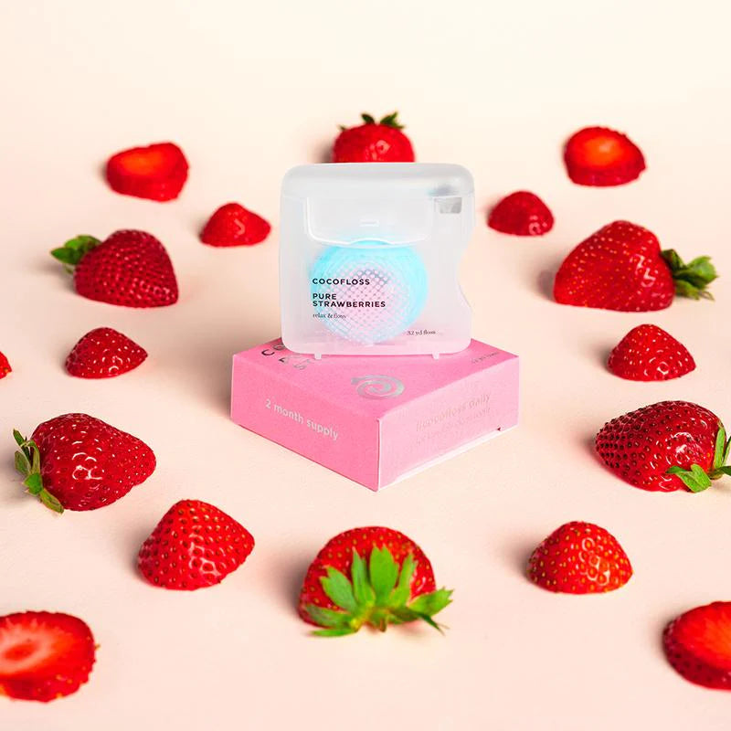 PURE STRAWBERRY DENTAL FLOSS